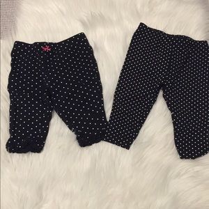 Polka dot bottoms! Size 0/3